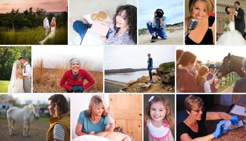 Portrait photography composite