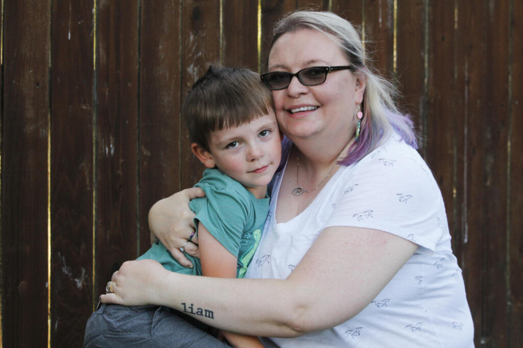 Mother and child photo