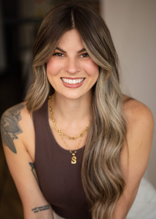 Lifestyle Influencer Headshot Columbus - strong and fit looking young woman - Professional Columbus Photographer - Desired Focus Photography